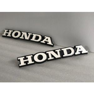 PMC ☆金属製☆ ホンダ ブラック タンク エンブレム 左右set CB750K 検