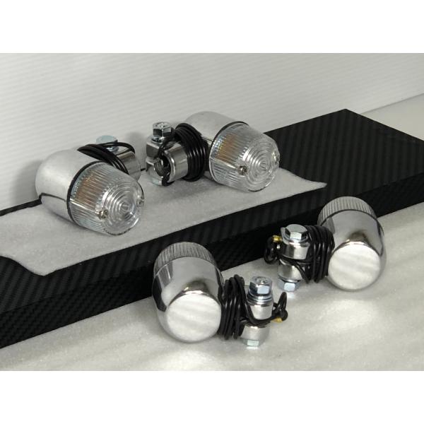 ★品質重視★ CGC 千代田 160 丸 型 クリア シルバー  4個set  検）クローム ランプ...