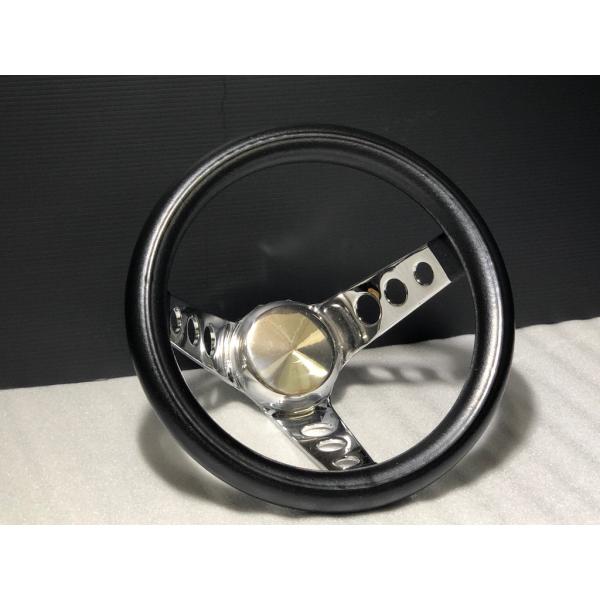 グラント 25cm クラシック ブラックフォーム ステアリング ムーン 小径！ GS833 検）アイ...