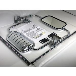 ☆ナポロッキー タイプ ミラー☆ 黒 ブラック 左右set 検）ナゾ