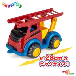 バイキングトイズ マイティ ファイヤートラック はしご車 消防車 はたらく車 VIKINGTOYS Mighty ミニカー トイカー おもちゃ 1歳から 砂場 156172｜navi-p-com-online