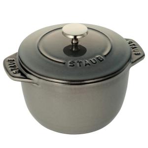 staub ラ・ココット de GOHAN S グレー｜navi-p-com-online