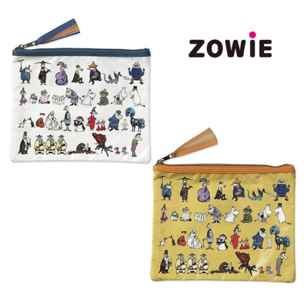 ムーミン オールスター フラットポーチ 80周年 小物入れ ポーチ キャラクター グッズ MOOMI...