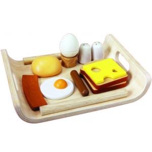 プラントイ PLANTOYS 朝食メニュー 3415 木のおもちゃ 知育玩具 ままごと｜ナビッピドットコムオンライン