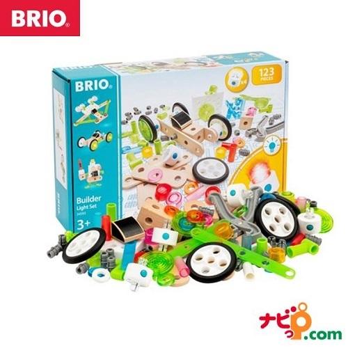ブリオ BRIO 木のおもちゃ ビルダーライト付セット 34593 ブロック遊び 知育玩具 木製玩具...