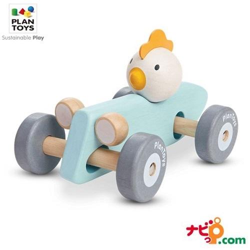 プラントイ PLANTOYS チキンレーサー 5716 木のおもちゃ 知育玩具 赤ちゃん くるま 車...