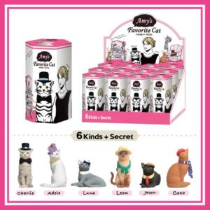 ファンシーペットシリーズ1 エイミー フェイバリットキャット アソートBOX(12個入り） FANCY PETS Series Amy's Favorite Cat assortbox(12pcs) FFP66300asort｜navi-p-com-online