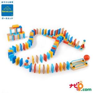 ボーネルンド BorneLund マイドミノ・ファン HY759689 赤ちゃん おもちゃ ドミノ 知育玩具 木製玩具 積木 プレゼント 贈り物｜navi-p-com-online
