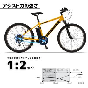 電動自転車 26イン 外装6段変速 最大走行5...の詳細画像2