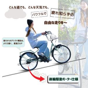 電動アシスト自転車 子供乗せ 完全組立品 チャ...の詳細画像5