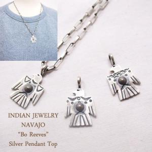 インディアンジュエリー ナバホ ボー・リーブス サンダーバード ペンダント トップINDIAN JEWELRY "Bo Reeves" Silver Pendant Top｜navie