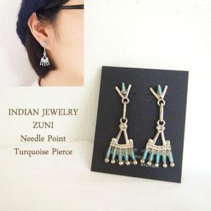 INDIAN JEWELRY】インディアンジュエリー ZUNI キャラクター ピアス