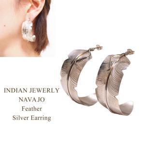 インディアンジュエリー ナバホ族 フラワー コンチョ フック ピアス