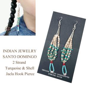 インディアンジュエリー ナバホ族 マン イン ザ メイズ ピアスINDIAN