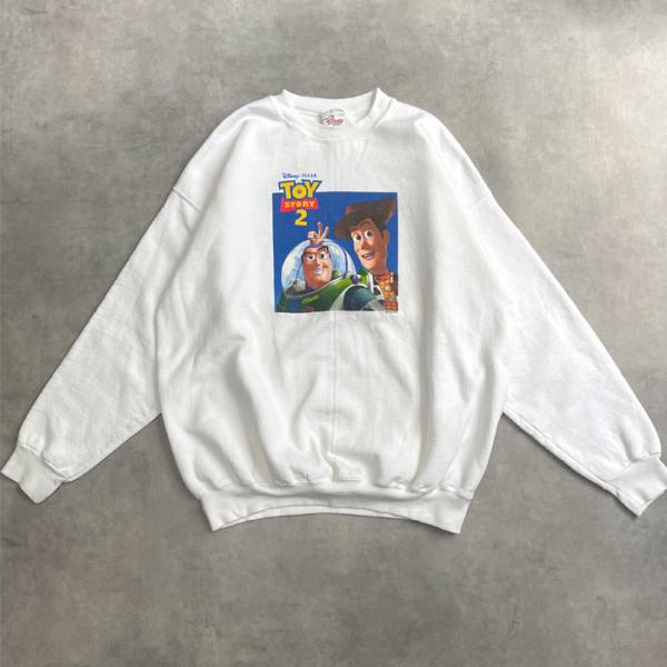90&apos;s Disney ToyStory2 Sweat Shirt Made in USA/L 90...