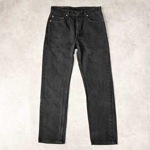 90's Levi's 505 PIECE-DYEING BLACK JEANS MADE IN USA W38L32