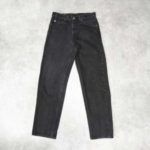 90's Levi's 550 BLACK JEANS MADE IN USA W33L32 リーバイス 550 ブラック デニム ジーンズ｜navie