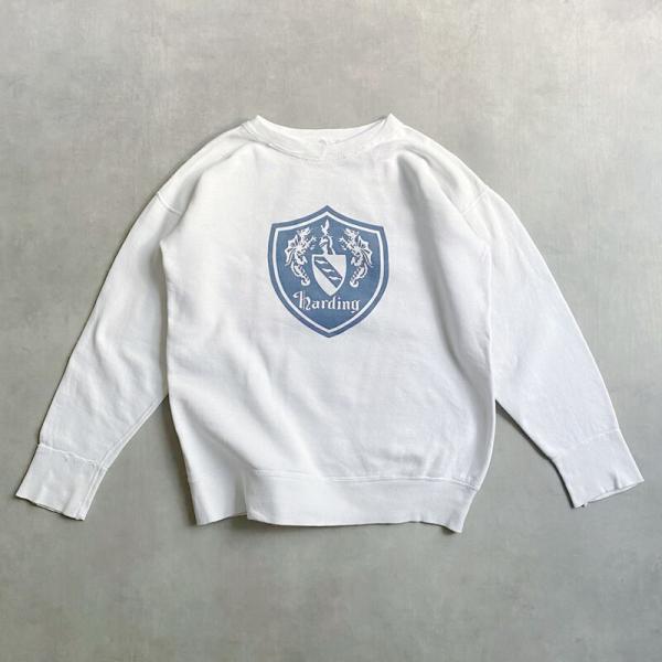 50&apos;s VINTAGE Penneys Sweat Shirts /WHITE 50年代 ヴィンテ...