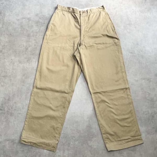 60&apos;s U.S ARMY ZIP CHINO TROUSERS W34/L31 60年代 アメリカ...