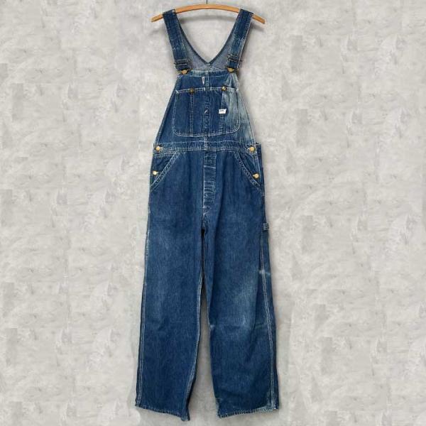 VINTAGE 60&apos;s LEE JELT DENIM OVERALL Made in USA ヴィ...
