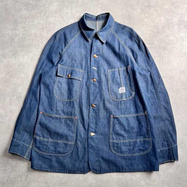 VINTAGE 40&apos;s PAYDAY DENIM CHORE JACKET UNION MADE ...