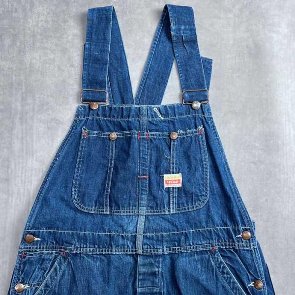 VINTAGE 50&apos;S PAYDAY DENIM OVERALL LOW BACK STYLE ヴ...
