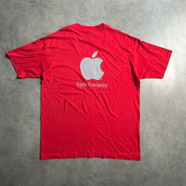 80'S Apple Computer T-Shirts RED/XL Made in USA 80...