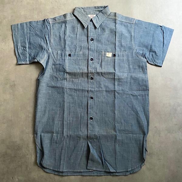 50&apos;s DEADSTOCK SEARS S/S Chambley Shirt 15 1/2 50年...