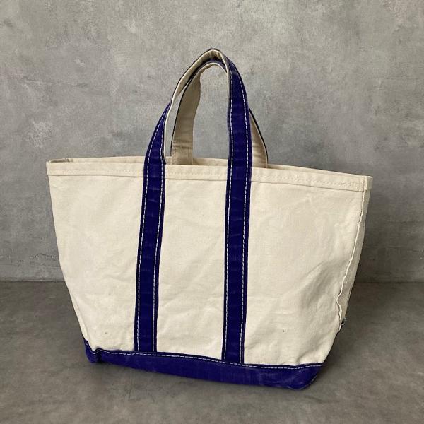 70's L.L BEAN BOTE AND TOTE Script Logo Tag NUT/PU...