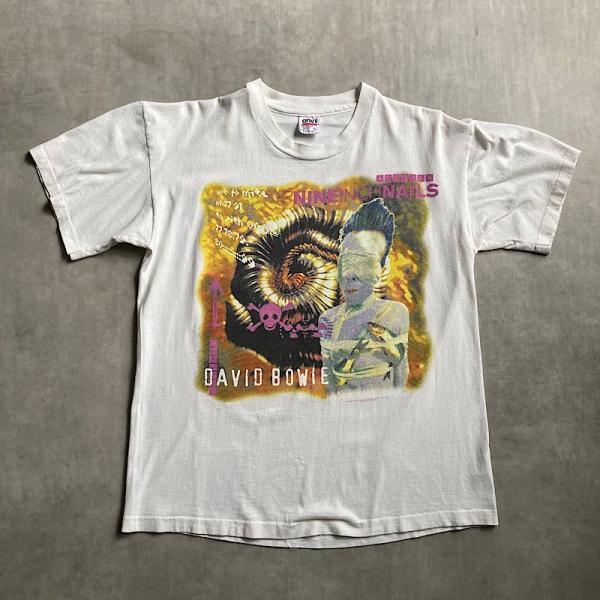 90's NINE INCH NAILS×DAVID BOWIE T-shirt Made in U...