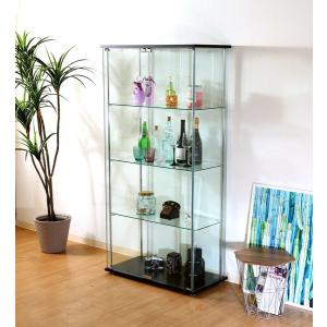 コレクションケース キャビネット ガラス ショーケース アンティーク 薄型 フィギュア ディスプレイ 棚 コレクションラック 黒 幅80 奥行40 高さ162 Jupiterdegree In