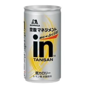 inタンサン レモン味 1ケース (190ml×30本) GABA ノンカフェイン 炭酸 空腹マネジメント 間食 低カロリー inゼリー inバー in 森永製菓｜navynavy