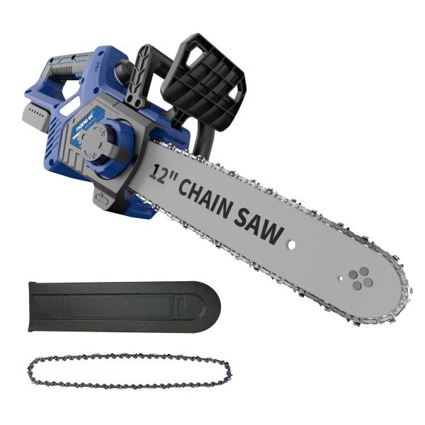 NANWEI チェーンソー充電式 12インチ マキタ18Vバッテリー対応 ダイヤル給油式 ブラシレス...