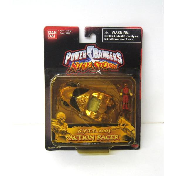 USバンダイ パワーレンジャーズ ニンジャ ストーム N.Y.T.F.2003 アクション レーサー...