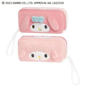 マイメロディ ペンケース　メール便なら全国送料無料　かおかおペンポーチ マイメロディとピアノ 文具 ...