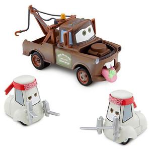 Us版 ディズニー カーズ2 ダイキャストカー ワサビ 3台セット ミニカー メーター すしシェフ