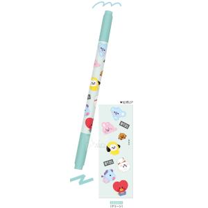 BT21 蛍光ツインペン 5色 単品販売 蛍光...の詳細画像3