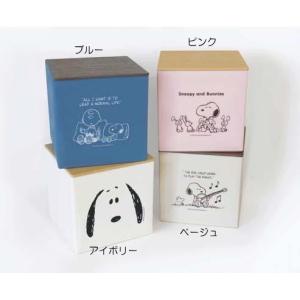 スヌーピー フタ付 ティッシュケース 蓋付き ティッシュボックス 日本製 錦化成