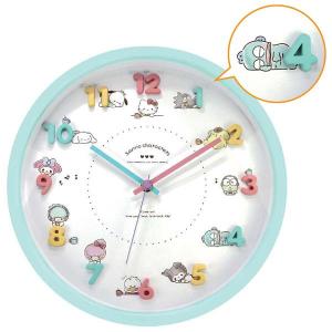 サンリオ 掛け時計 アイコンウォールクロック『おとこのこ』電池サービス(sanrio キティ マイメロ 子供部屋 アナログ表示 連続秒針 新築祝い 新生活 壁掛け時計)｜nazca