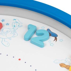 ディズニー ドナルドダック チップ デール 壁掛け時計 アイコンウォールクロック 新築祝い 子供部屋 電池サービス キャラクター時計 アナログ表示 本物 連続秒針
