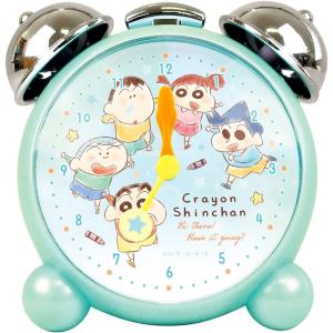 クレヨンしんちゃん 時計 目覚まし時計 おむすびクロック ダンス アナログ表示 スヌーズ機能 連続秒針 景品 ギフト