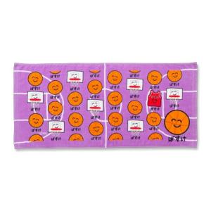 おえかきさん タオル バスケットボール　メール便なら2枚迄240円で全国へ パッケージ入 クラブ 部活動 フェイスタオル ばすけ 運動会 体育祭 ミニバス 引退 卒業