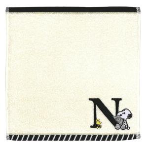 ミニタオル イニシャルハンカチタオル スヌーピー アルファベット N ピーナッツ 西川リビング Tjs 雑貨 アートの通販店 ベルコモン 通販 Yahoo ショッピング