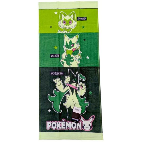 ポケモン タオル フェイスタオル　メール便OK　ニャオハ ニャローテ マスカーニャ　ポケットモンスタ...