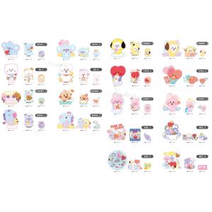 BT21 トレーディング 刺しゅう缶バッジ 1BOX （単品10個入り=10種類