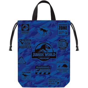 ジュラシックワールド シューズバッグ バッグ 新入学 ナップサック上履き入れ 恐竜　メール便なら￥2...