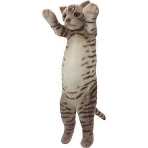 すわっちぃZoo にゃんこ サバトラ 猫のぬいぐるみ スコ座り : ソプラノ