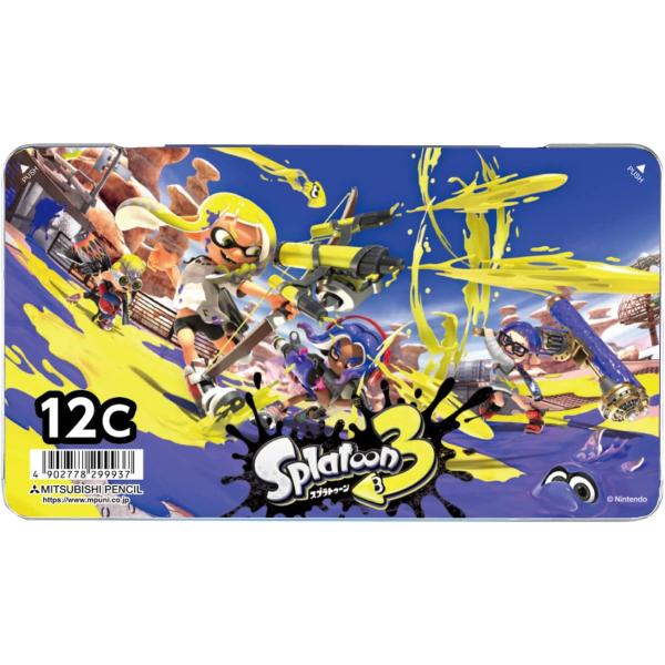 スプラトゥーン 色鉛筆 12色 Splatoon3 メール便なら220円で全国へ　任天堂 スイッチ ...