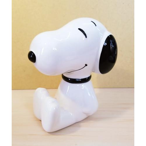 SNOOPY スヌーピー 貯金箱 バンク『座り 小サイズ』(BANK/陶器/割れ物/インテリア/置物...