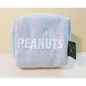 定形外なら 240で全国へ Snoopy スヌーピー おにぎりポーチ 刺繍 Wh Gy ねそべりスヌーピー スエット地 Spb 870 雑貨 小物入れ グッズ 超定番 収納 グレー